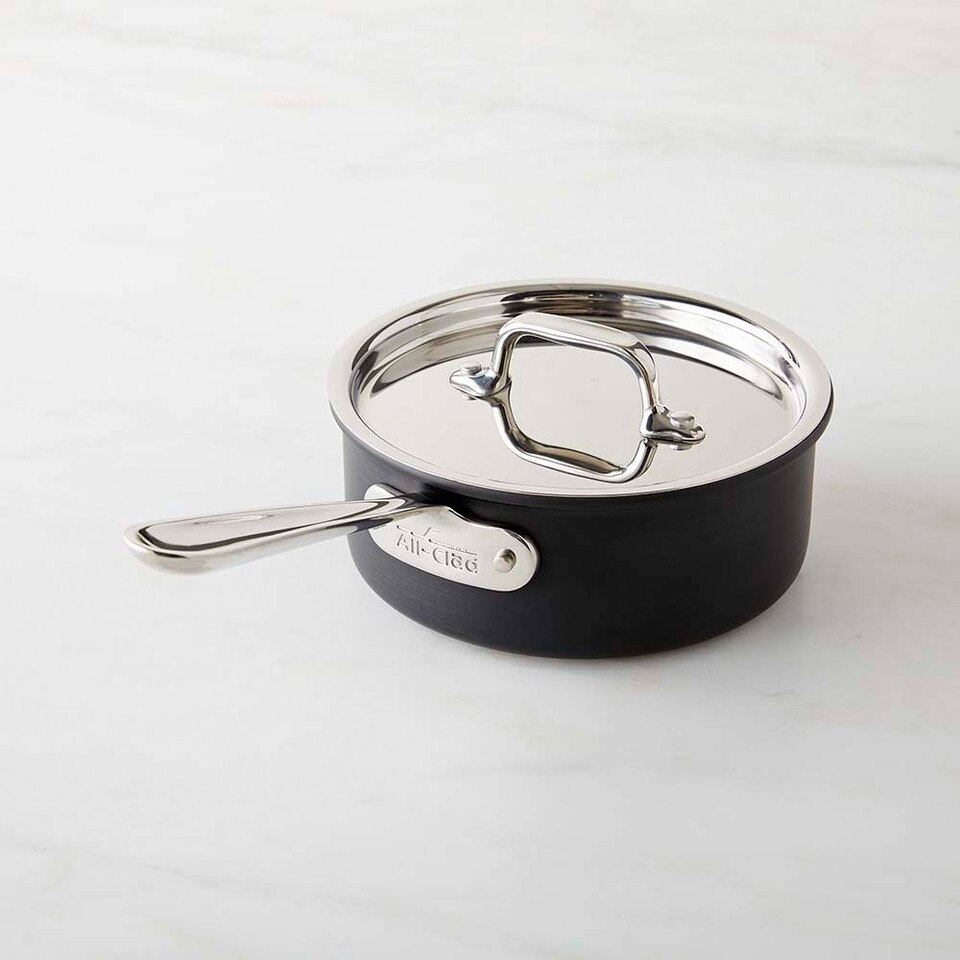 AllClad NS1 Nonstick Induction Sauce Pan 2.8 L Williams Sonoma
